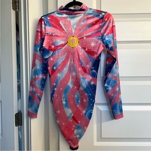 Sailor Moon Blackmilk Pink and Blue Swirl Bodysuit
